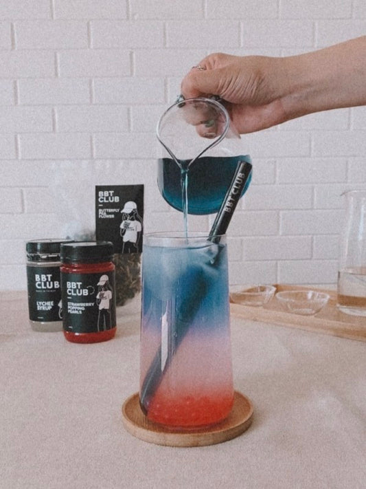 How to make an Aussie Flag Inspired Bubble Tea