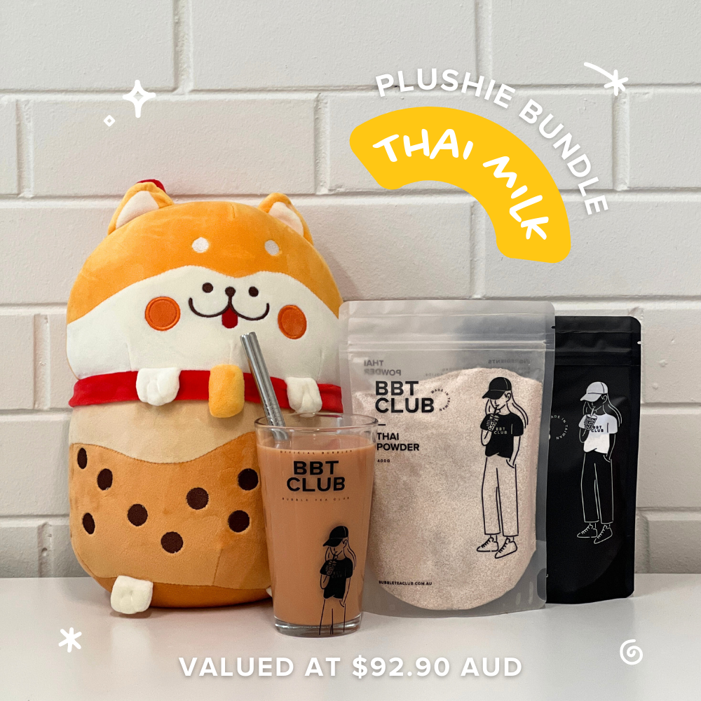 Thai Milk Tea Plushie Bundle