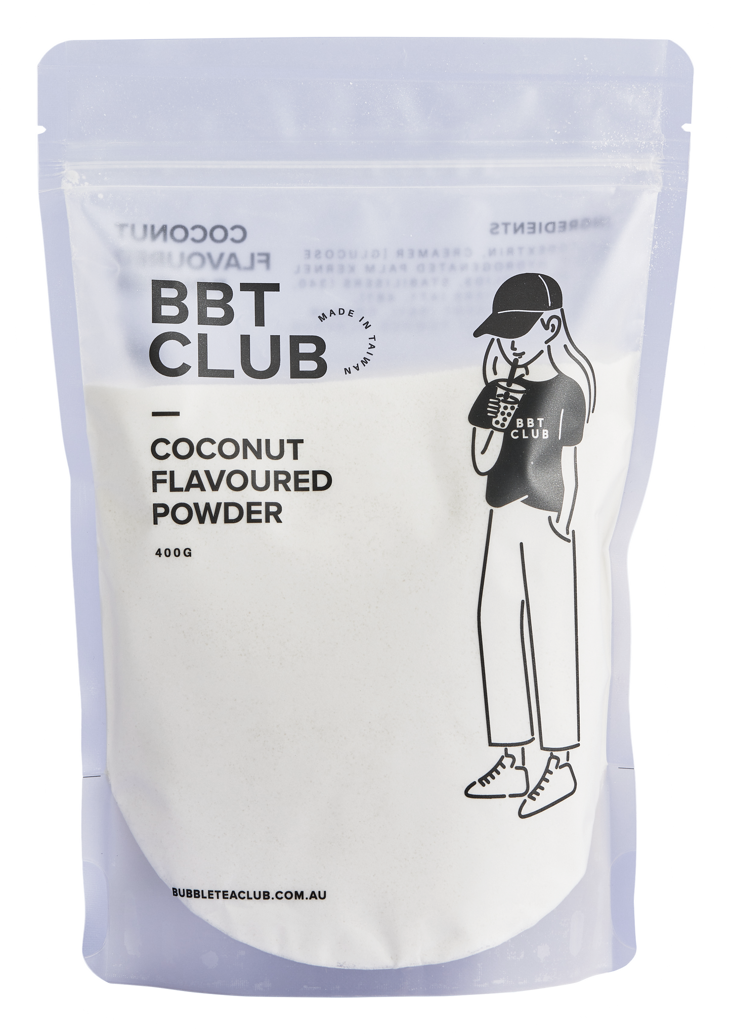 Coconut Flavoured Bubble Tea Powder 400g
