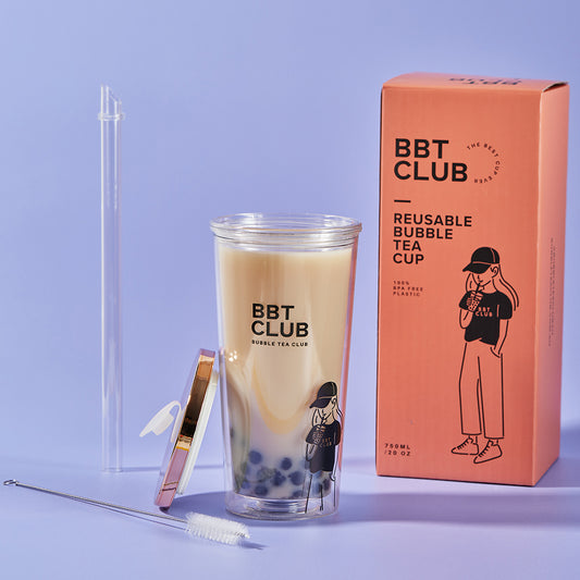 ANNIVERSARY EDITION Bubble Tea Club's Reusable Bubble Tea Cup Set